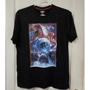 Universal Studio  Park NWT Adult XL ET,Jaws, Jurassic, Back 2 Future Tshirt
